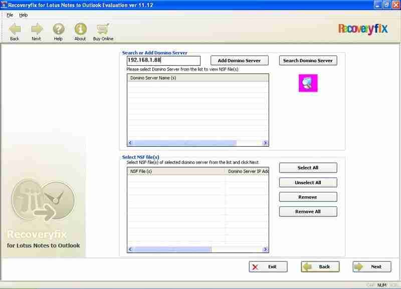 Recoveryfix for Lotus Notes to Outlook media 4