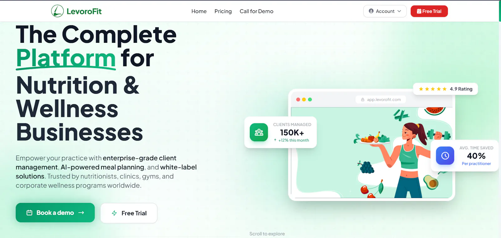 LevoroFit screenshot 1