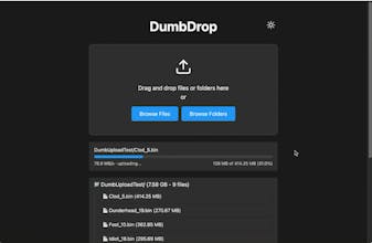 DumbDrop File Upload for Windows gallery image