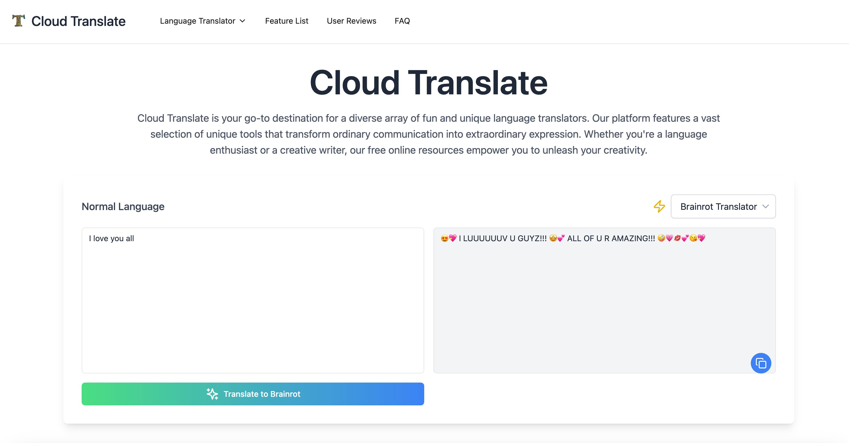 Cloud Translate media 1