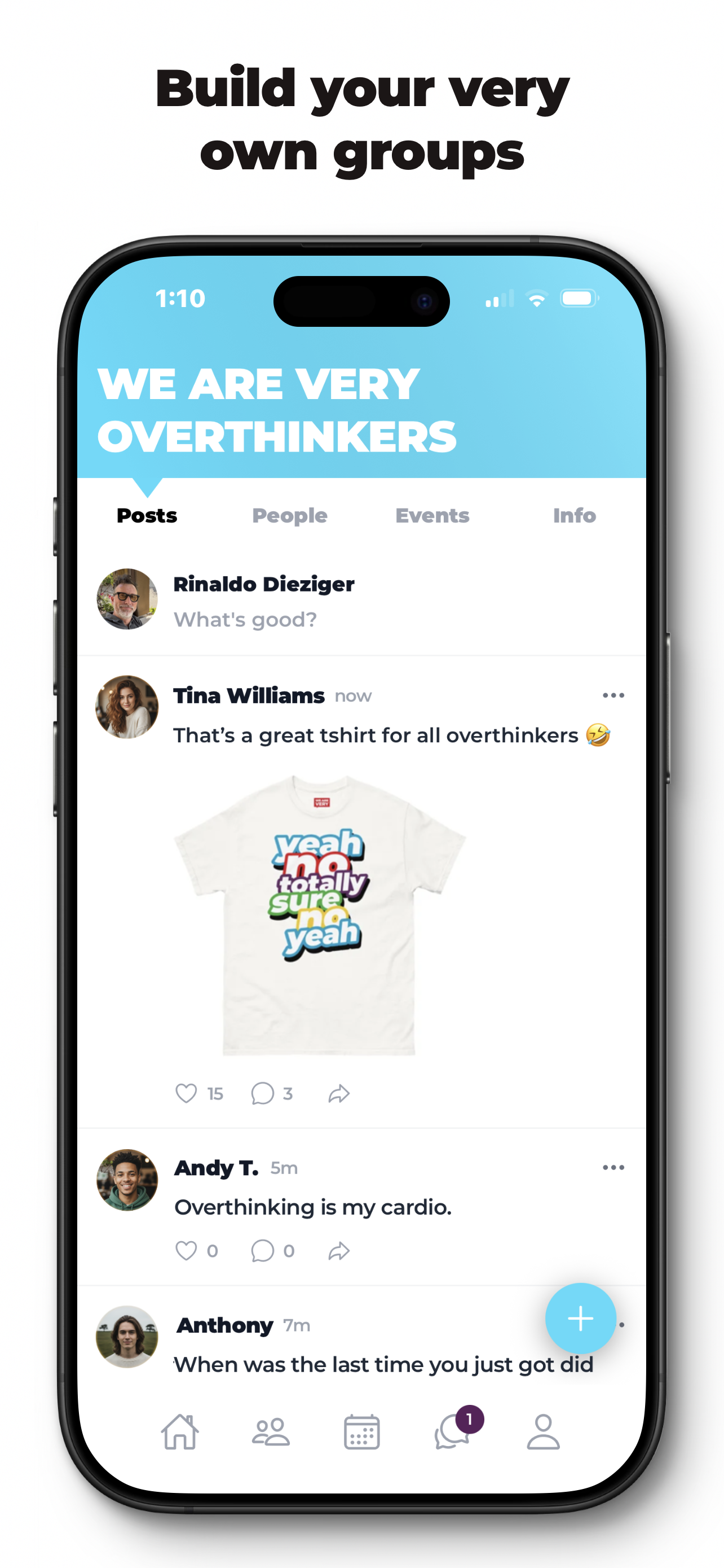 WE ARE VERY Community App - Screenshot 3 showing product features and functionality