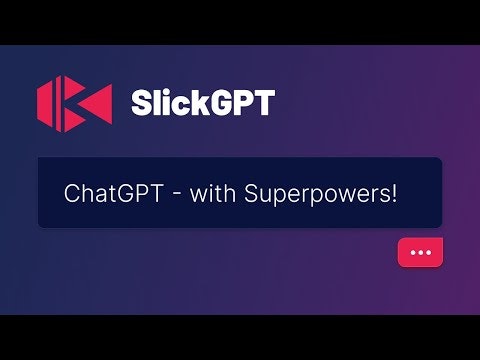 SlickGPT: Open Source client for ChatGPT gallery image