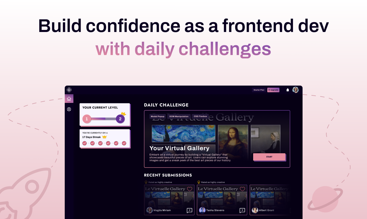 startuptile Frontyssey-Build your coding confidence with engaging challenges