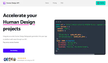 Human Design API gallery image