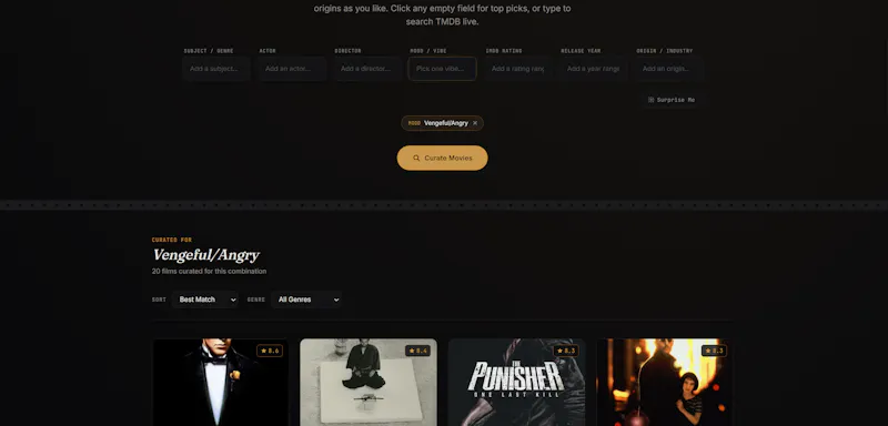 NextMovie — Curate Your Film screenshot 2