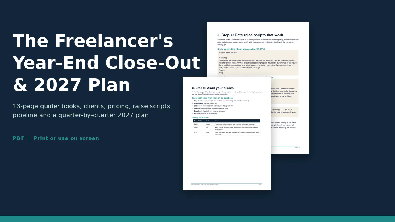 Freelancer Year-End Close-Out Guide gallery image