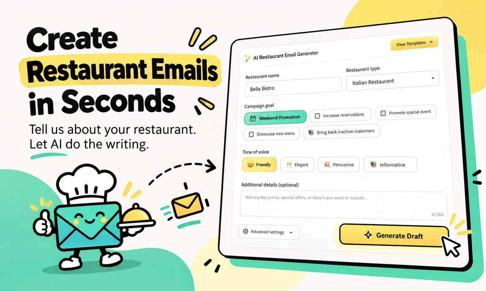 Restaurant Email Marketing screenshot 3