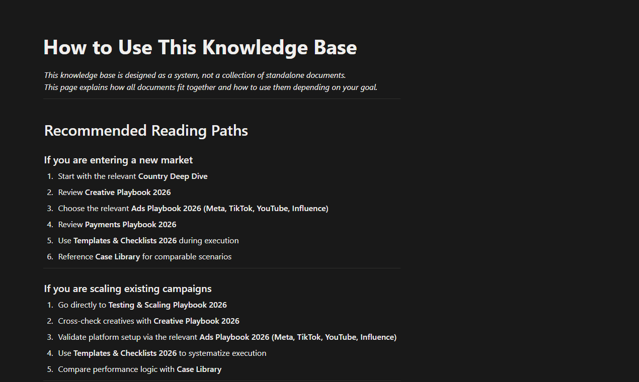 SEA GTM Frameworks 2026 - Screenshot 2 showing product features and functionality