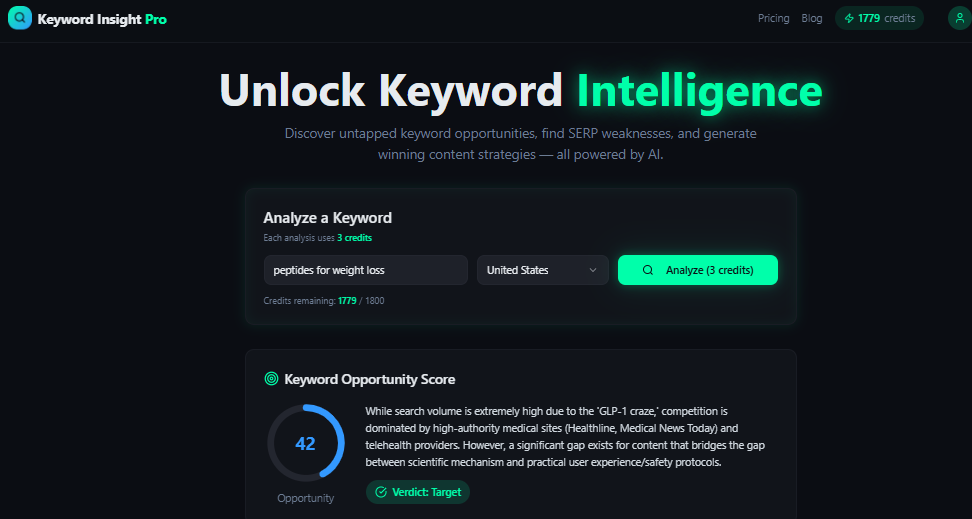 Keyword Insight Pro gallery image