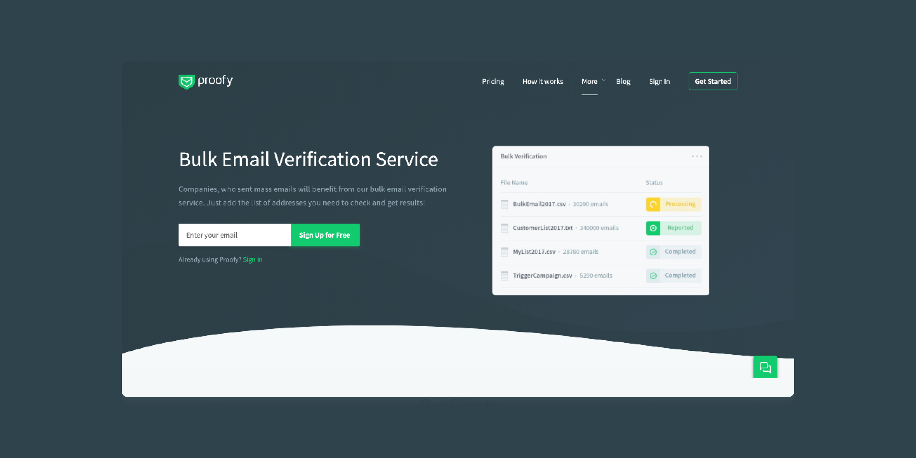 bulk email verifier service