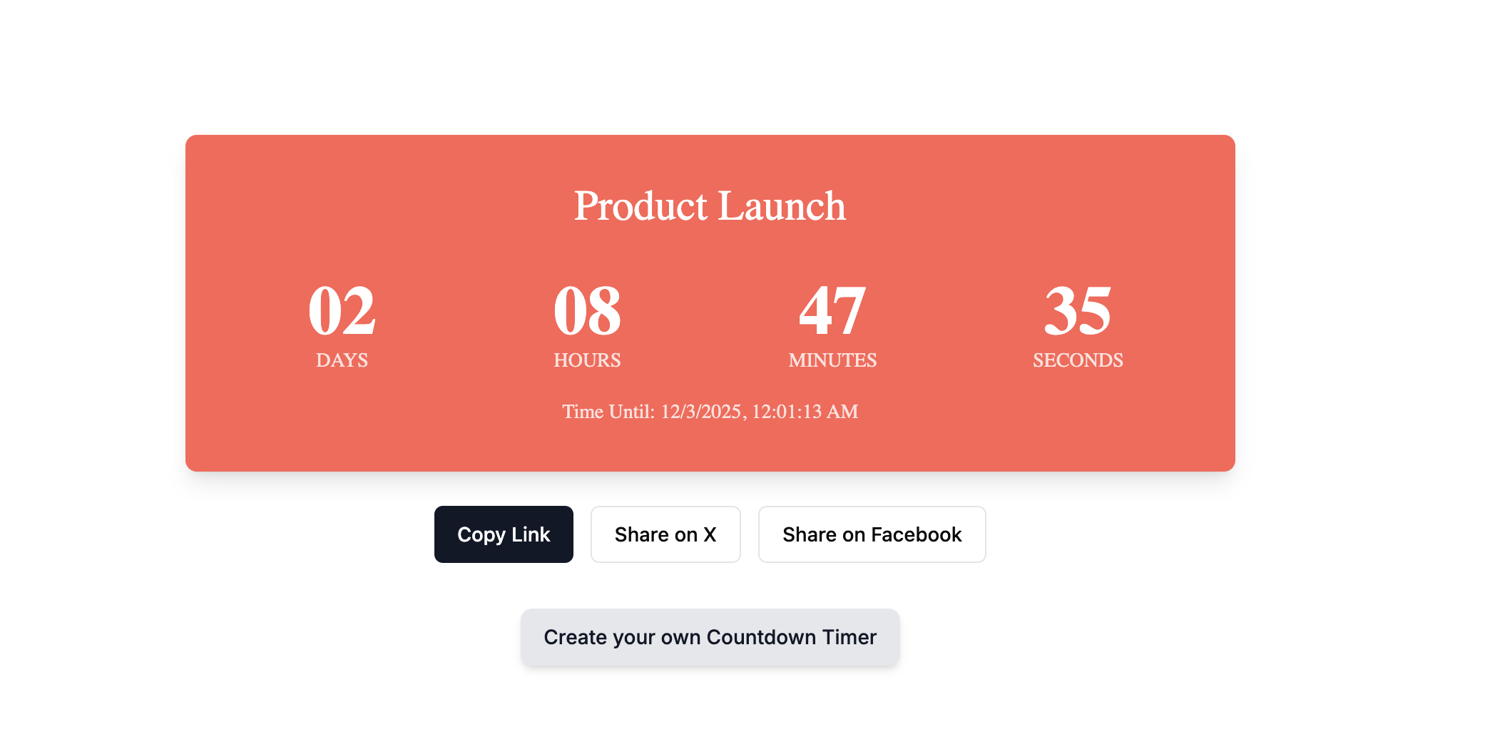 CountdownClock: Free Event Timers gallery image