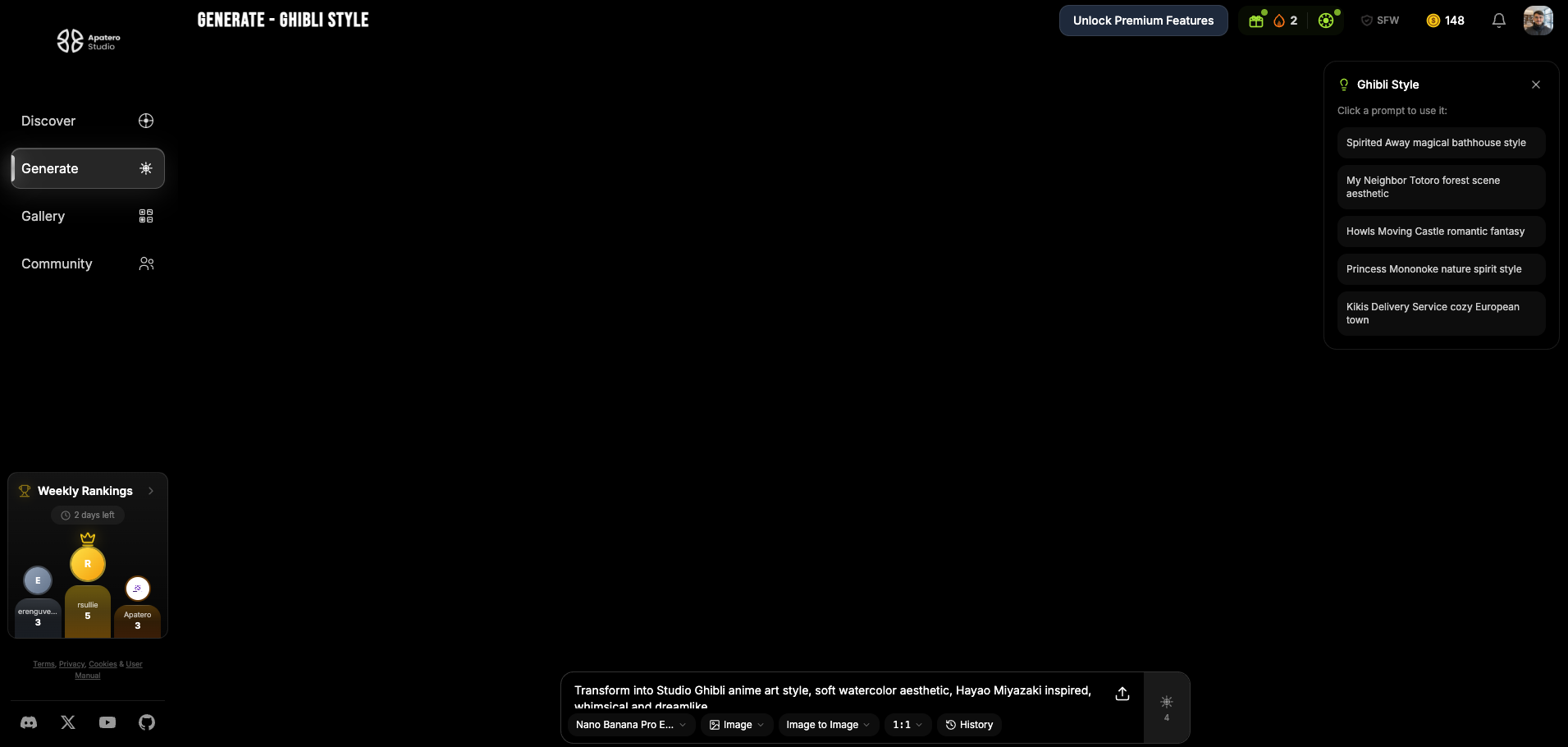Apatero Studio - Screenshot 4 showing product features and functionality