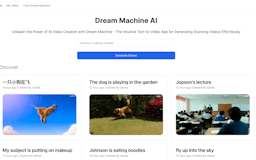 Dream Machine AI media 1