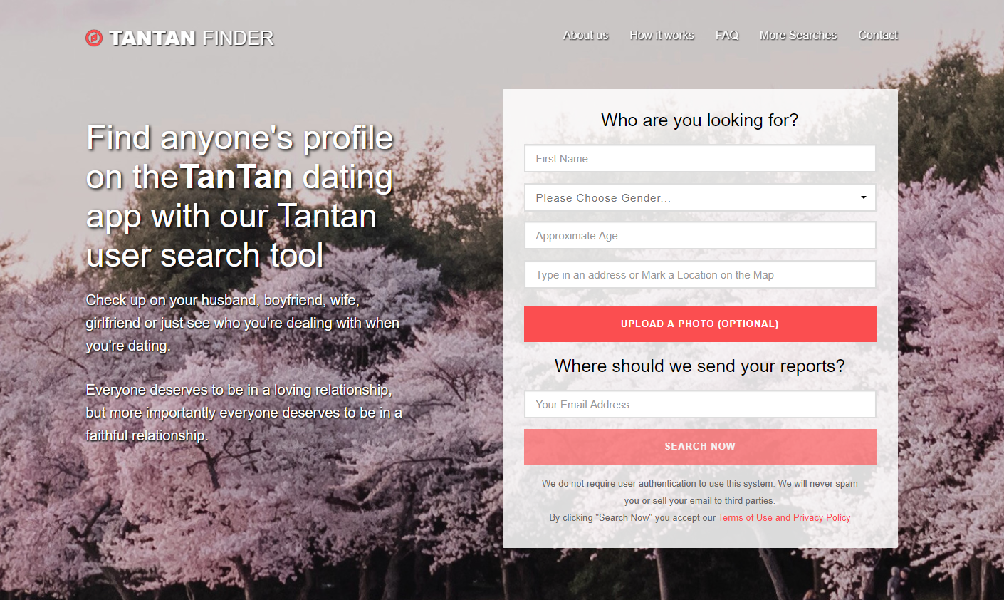 Tantan app user search gallery image