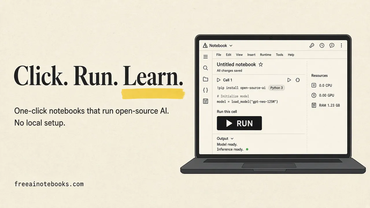 Free AI Notebooks gallery image