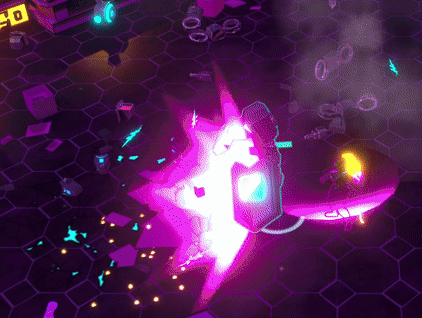 Neonüberlauf - Schneller Hack'n'Slash-Spiel inspiriert von Synthwave! Medien 3