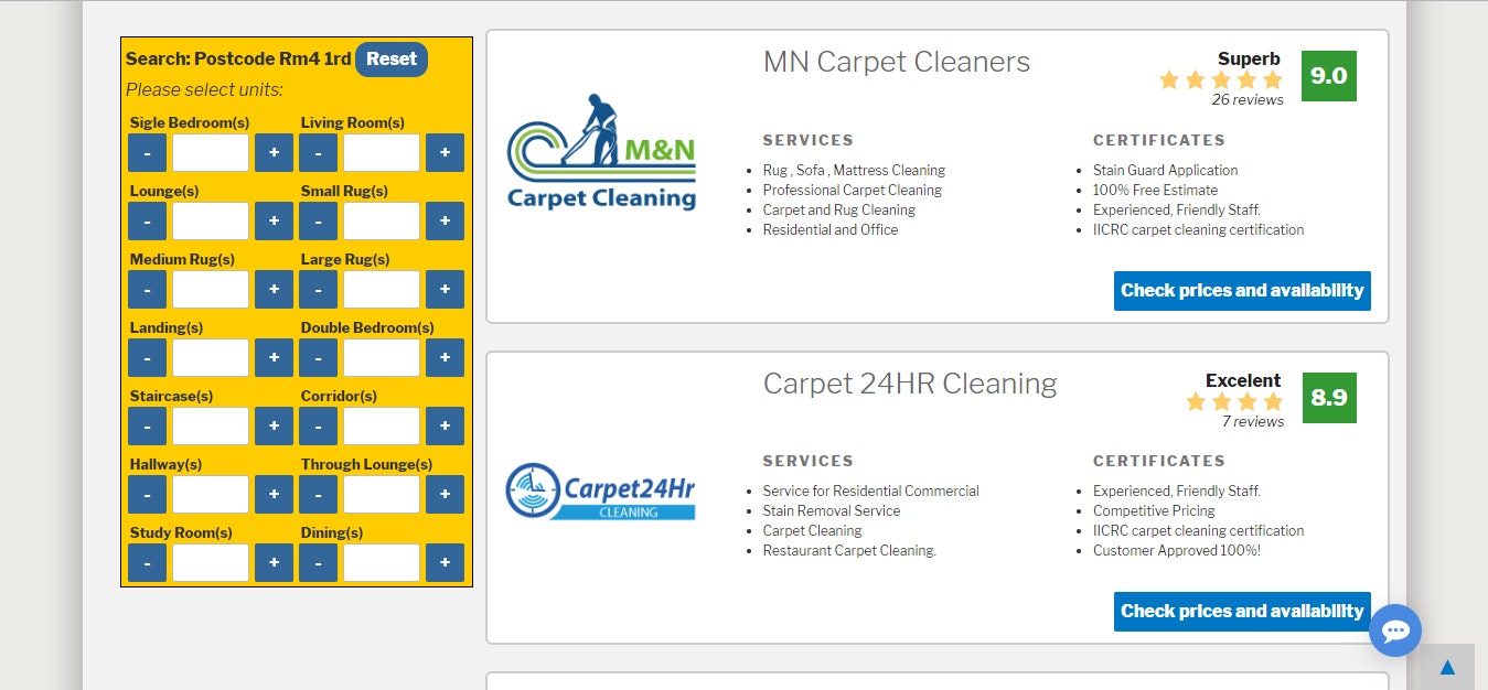 CarpetCleaning.Website gallery image
