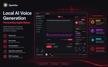 Openvox - Local Voice AI gallery image
