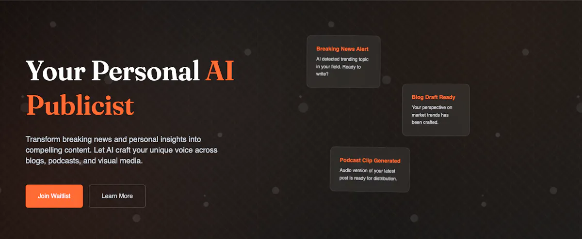 Personal AI Publicist