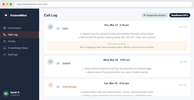 KindredMind screenshot 3