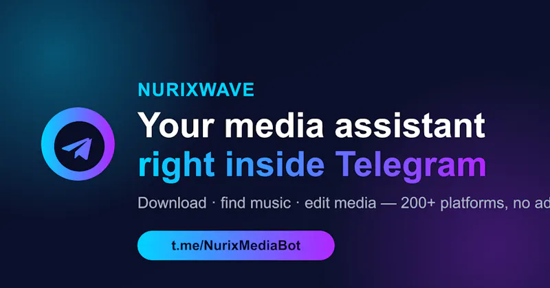 NurixMediaBot screenshot 1