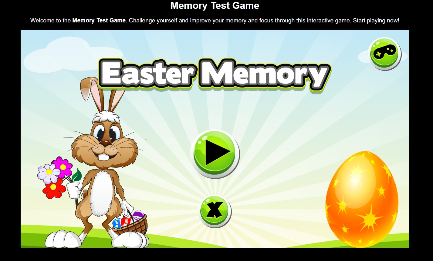 메모리 테스트 게임 - MemoryTestGame.com- 메모리 일치로 메모리를 향상시킵니다 미디어 1