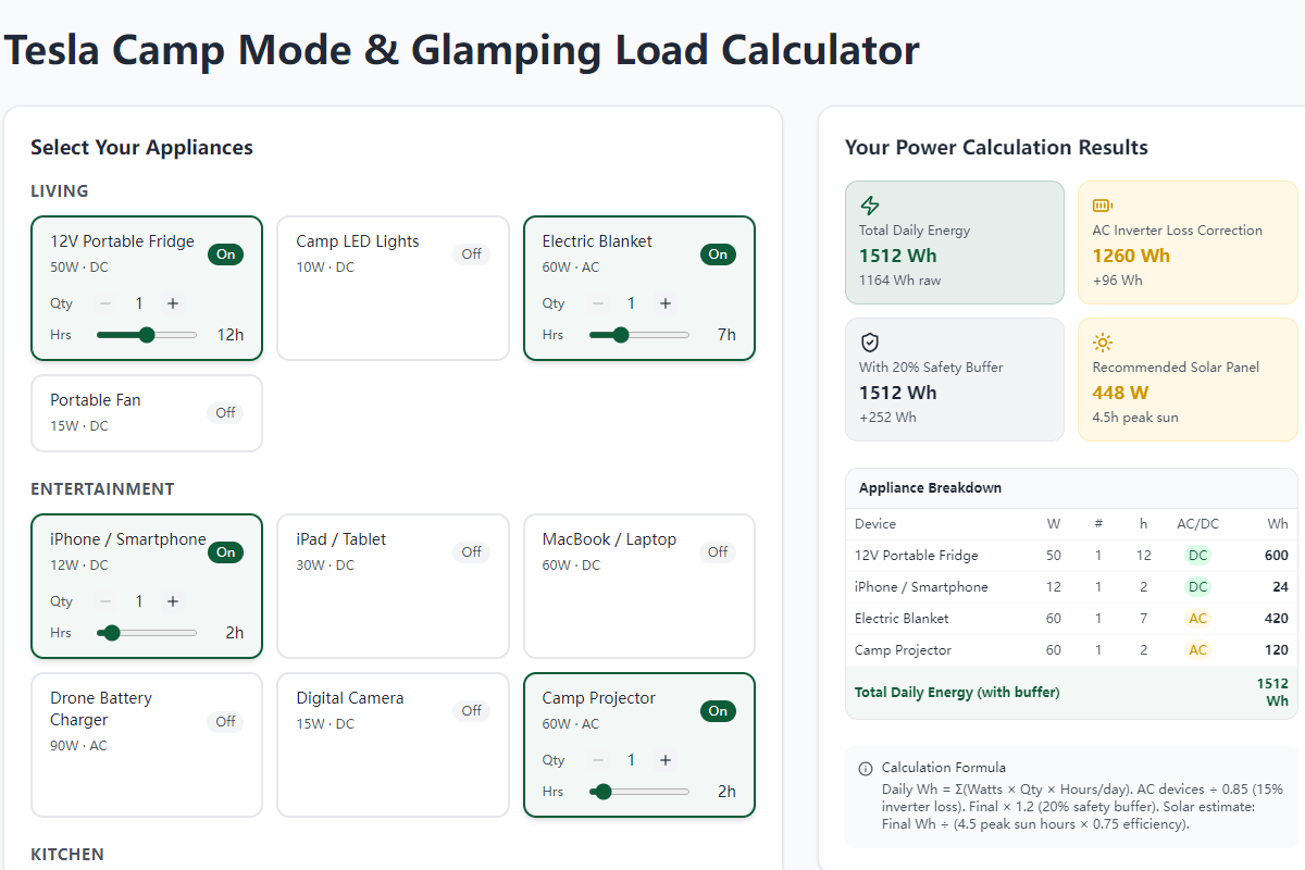 CampPowerCalc gallery image