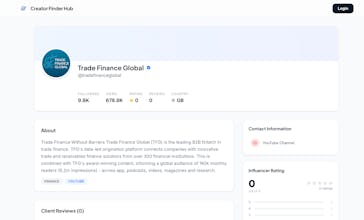 Creator Finder Hub gallery image