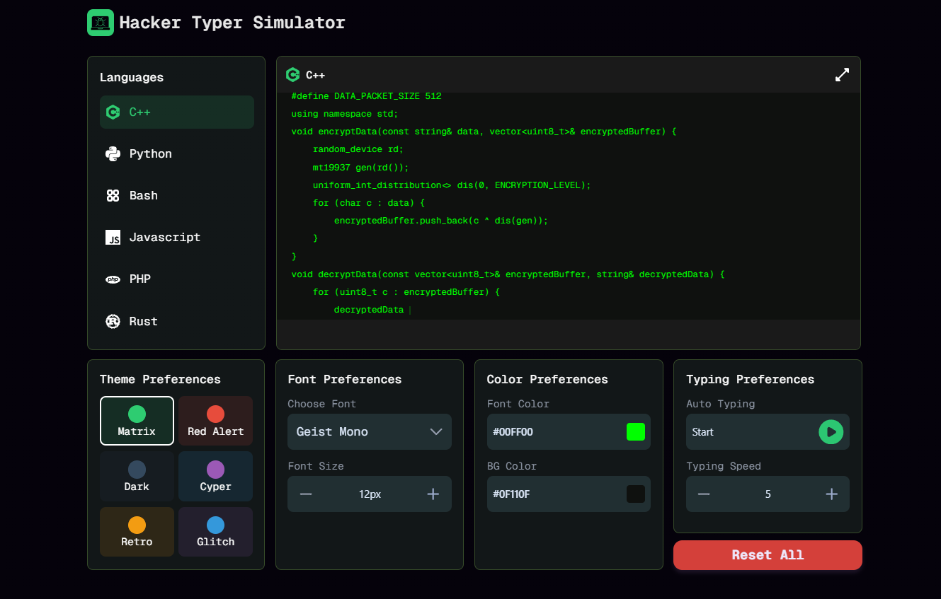 Hacker Typen Simulator Medien 1