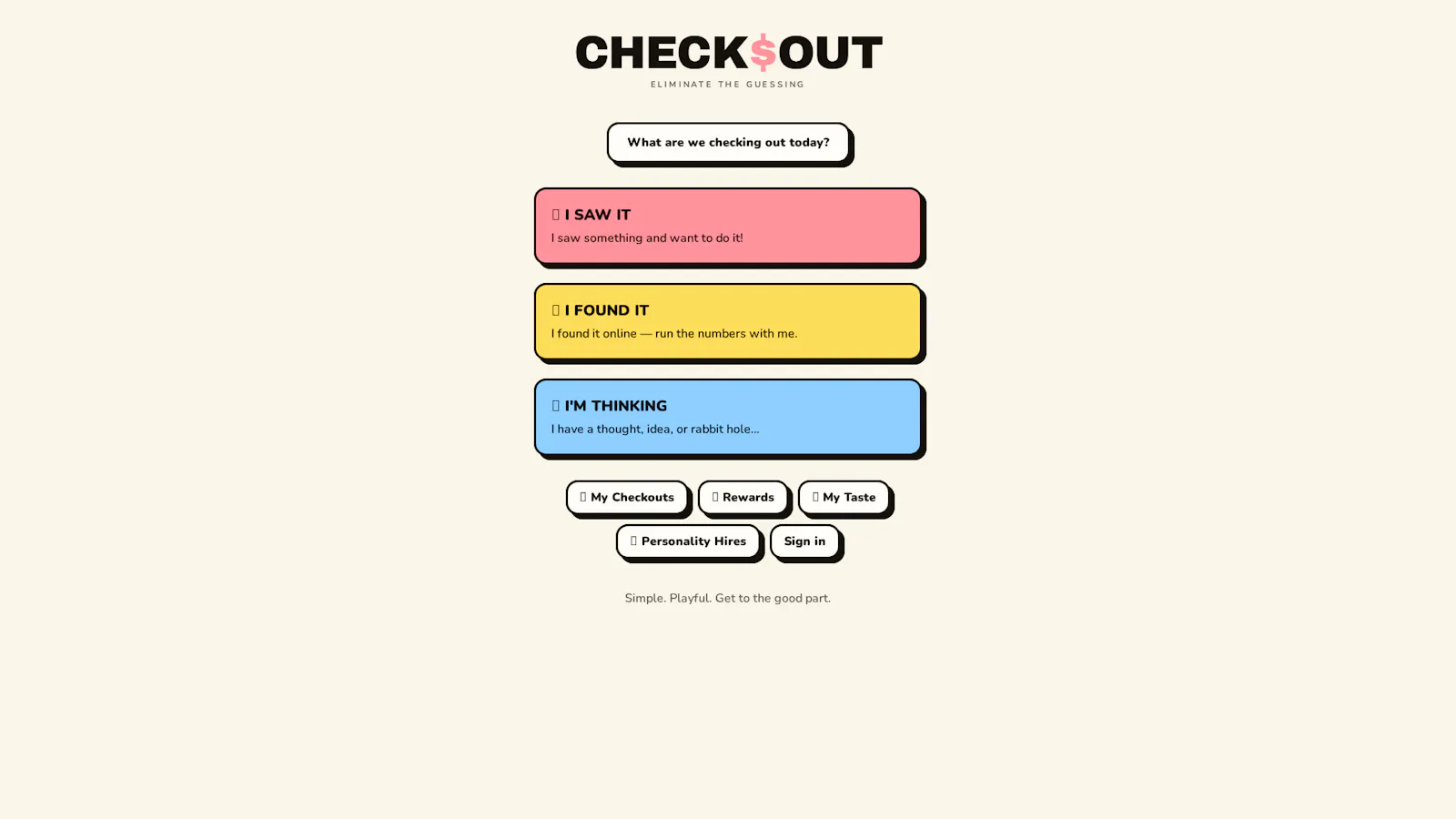 CHECK$OUT  screenshot 1