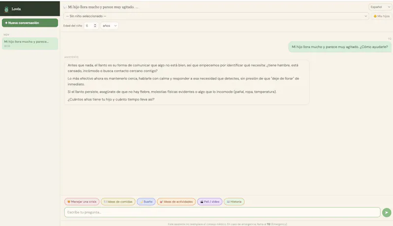 Lovéa — AI Parenting Assistant screenshot 3