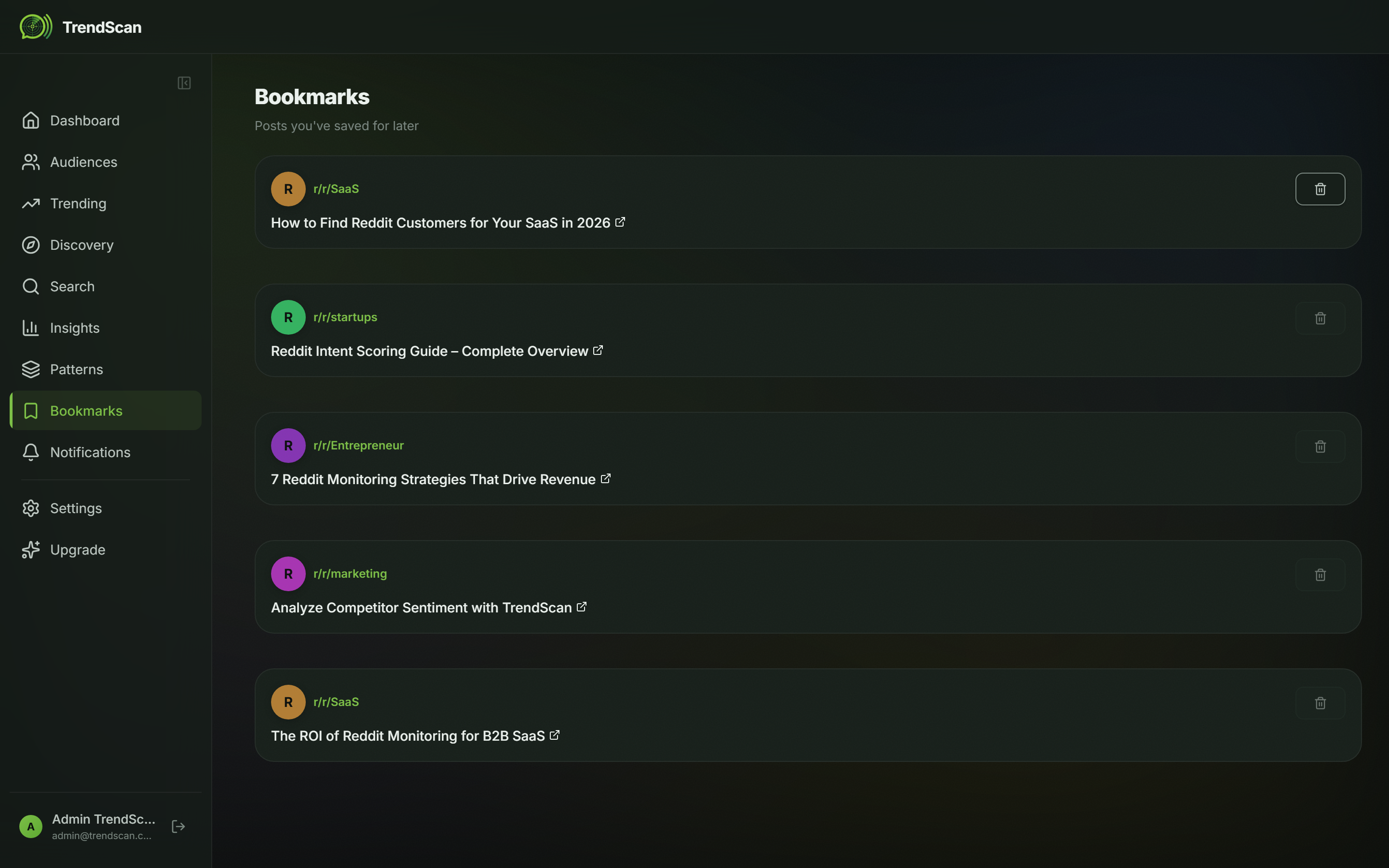 TrendScan — Find customers on Reddit gallery image