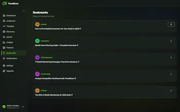 TrendScan — Find customers on Reddit gallery image