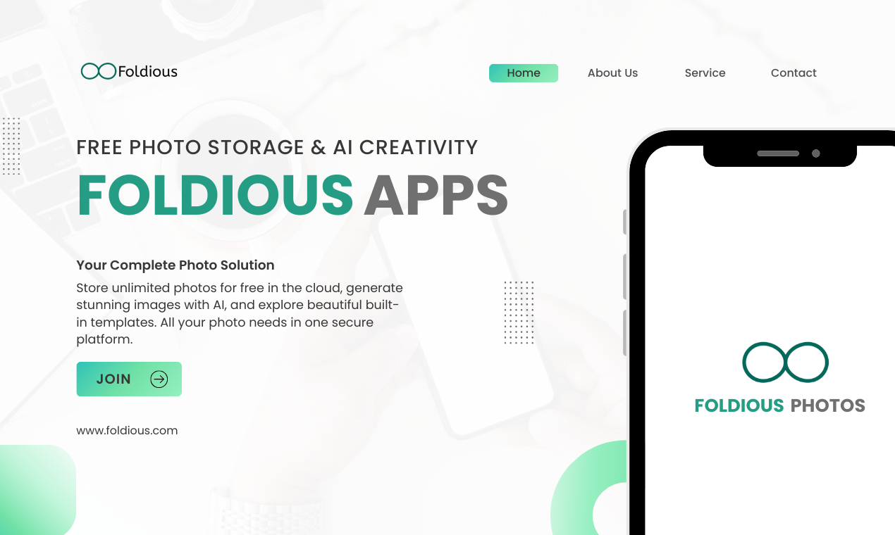 Foldious - Main product screenshot demonstrating key features and user interface