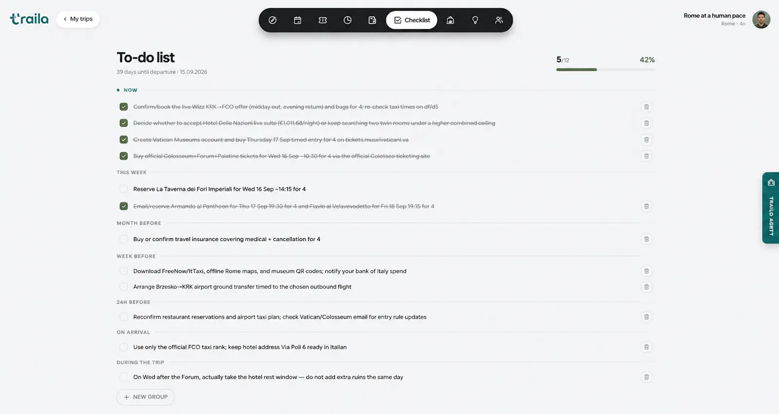 Trailo - AI Trip Planner & Organizer screenshot 9