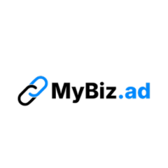 MyBiz.ad - URL Shortener & Biolink Tool - Product Hunt launch logo and brand identity