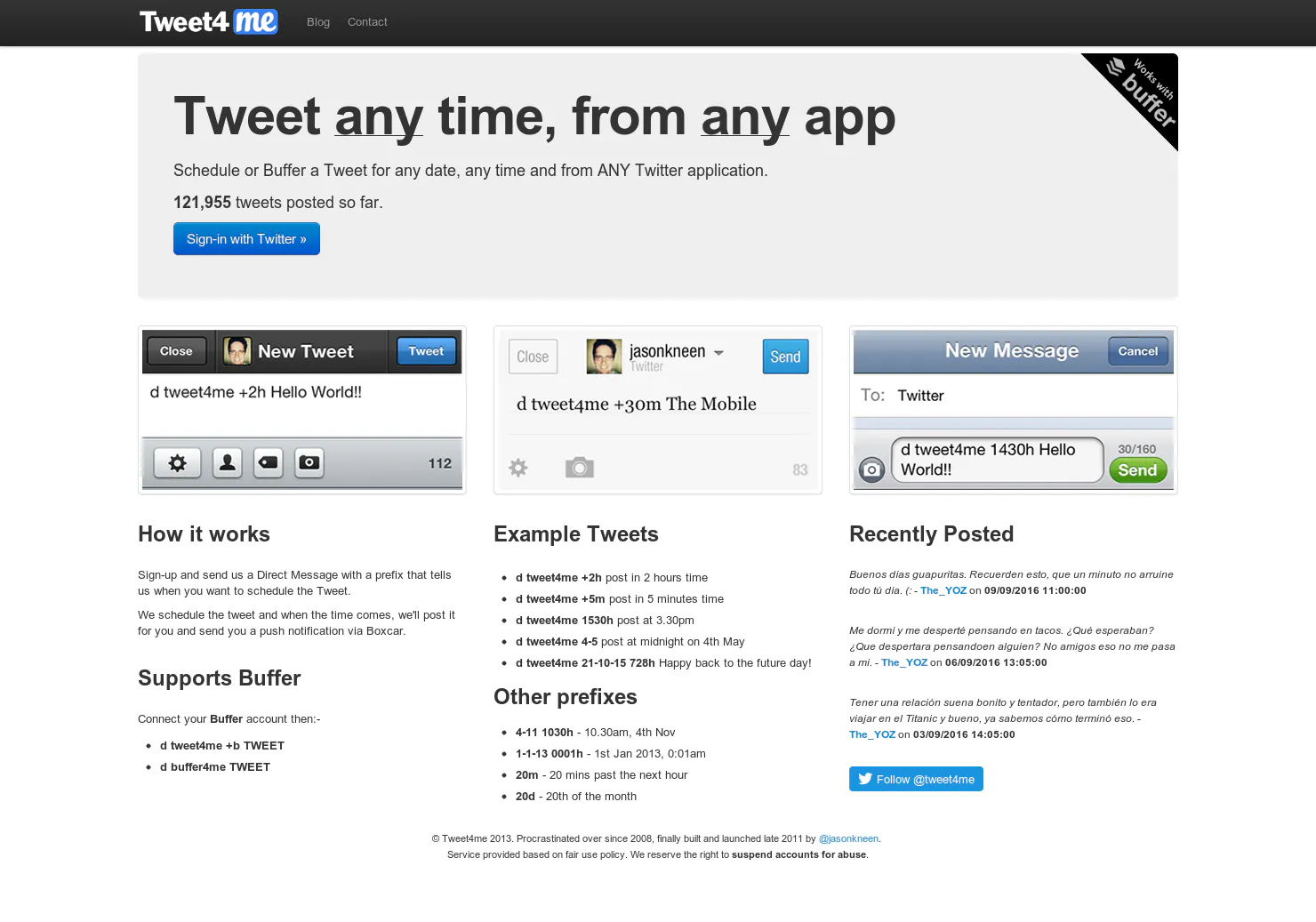 Tweet4me