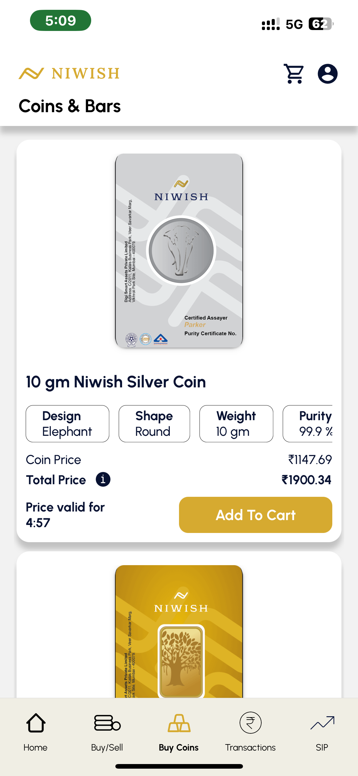 Niwish: Digital Gold & Silver Wallet media 5