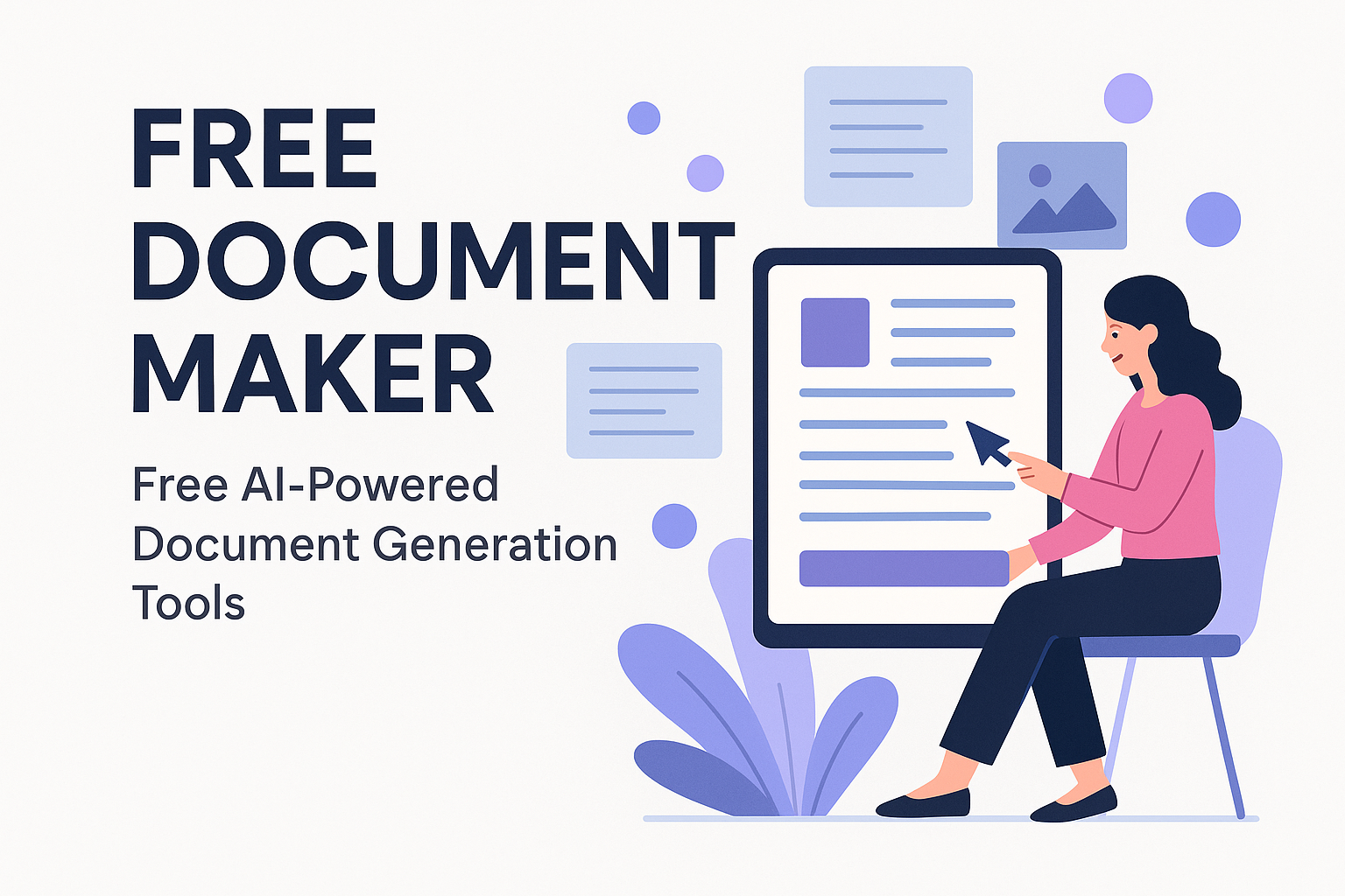 Média Fabricant de documents gratuits - Plate-forme de document alimentée par AI avec 30 outils gratuits 3
