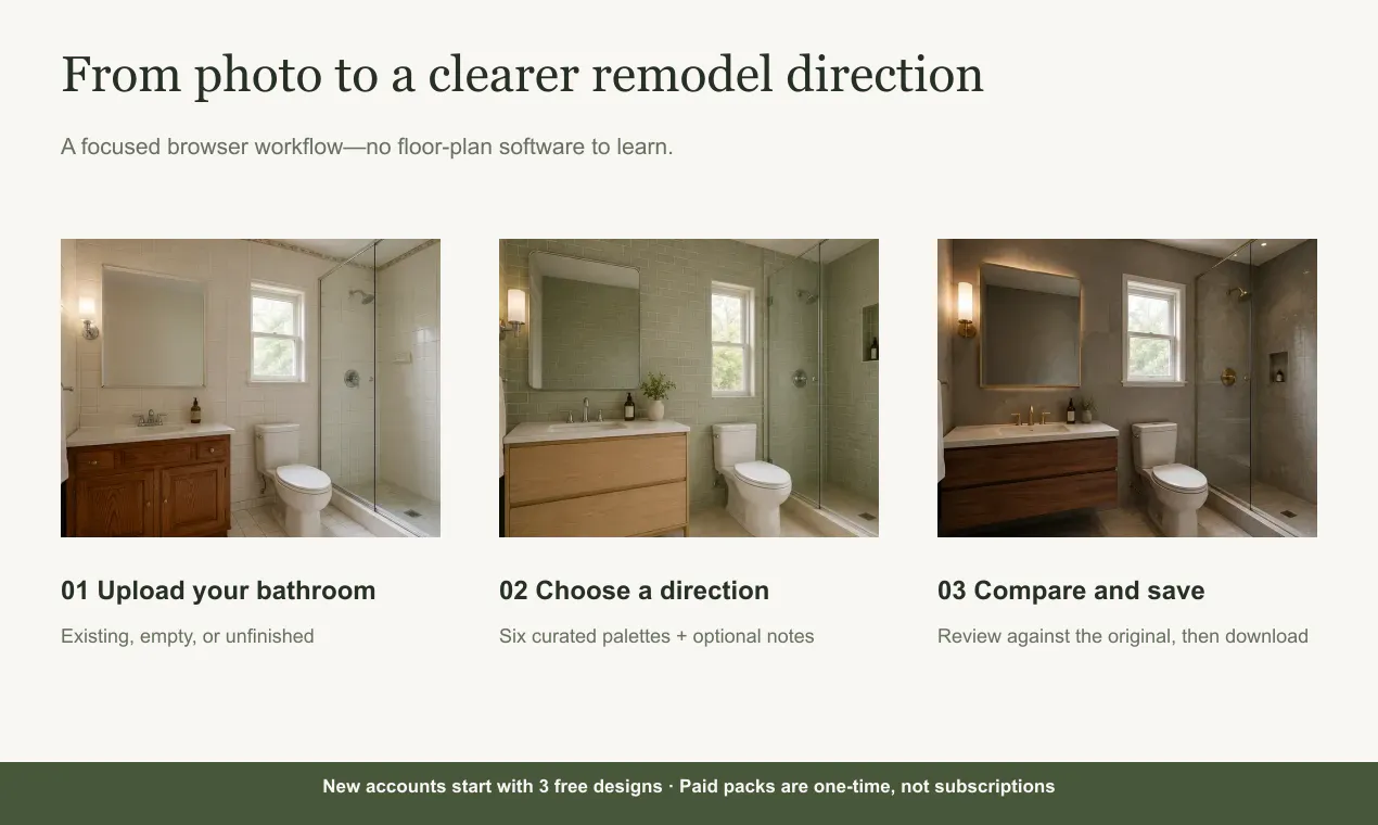 AI Bathroom Designs gallery image