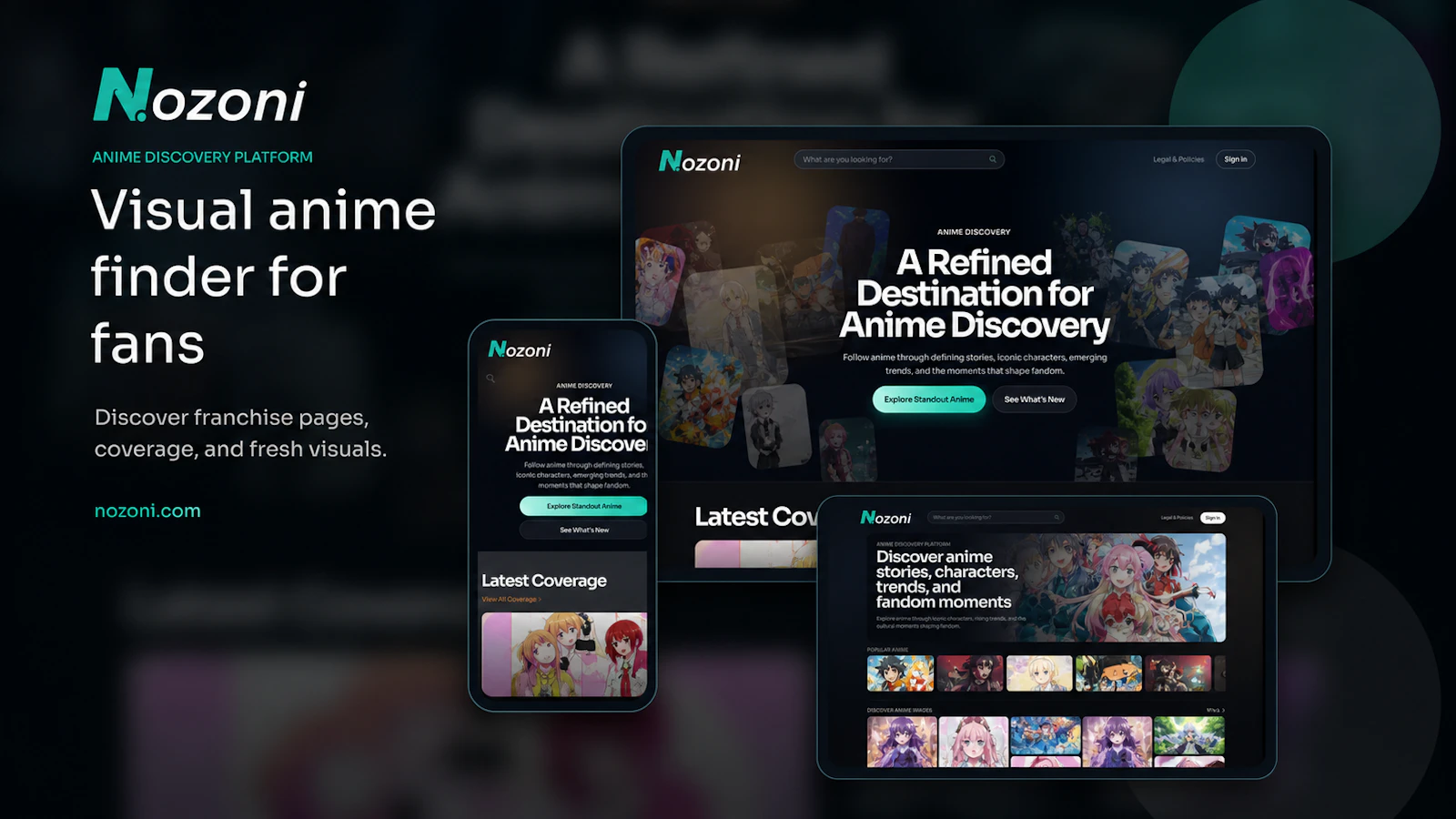 Nozoni Anime Discovery screenshot 1