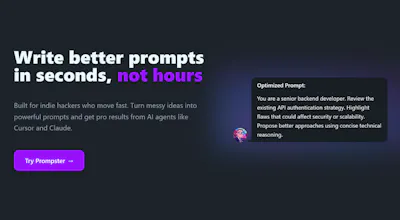 Prompster - Write pro-level prompts fast gallery image