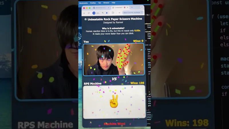 Unbeatable RPS Machine screenshot 1 (video preview)
