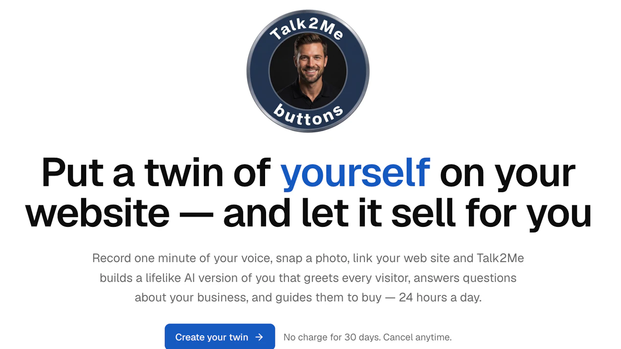 Talk2MeButtons.com product