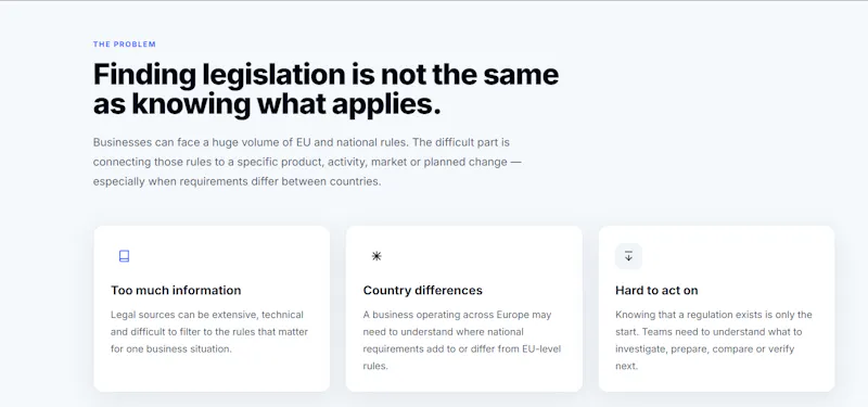 ReguLens screenshot 2