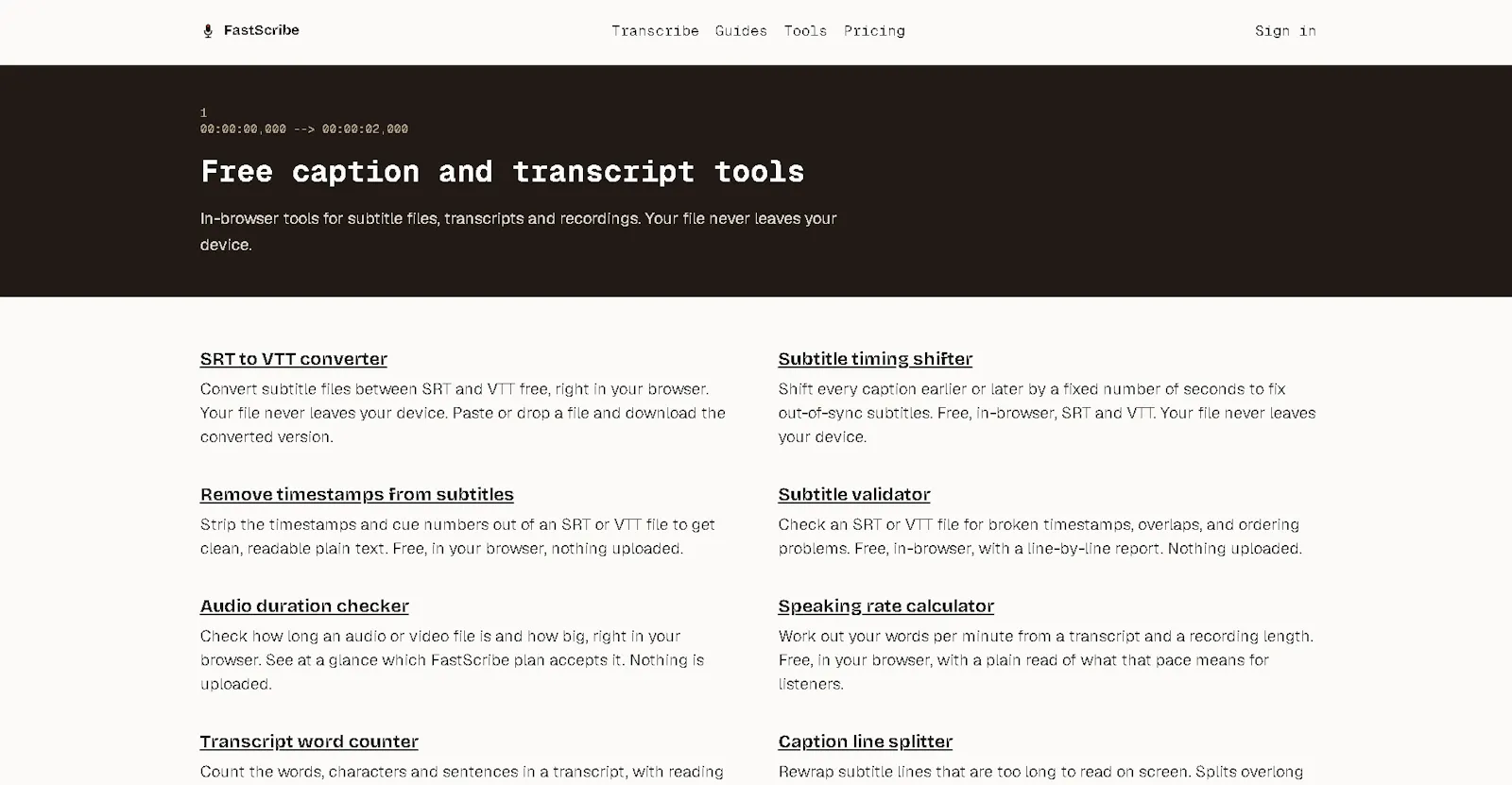 FastScribe screenshot 3