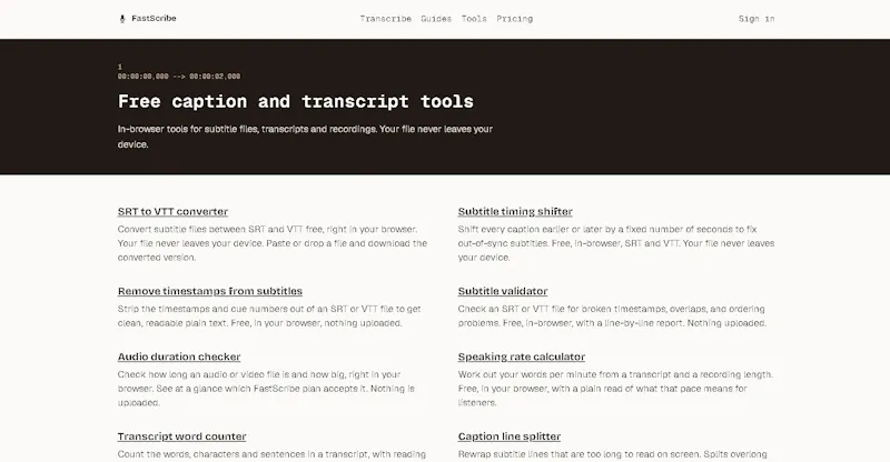 FastScribe screenshot 3