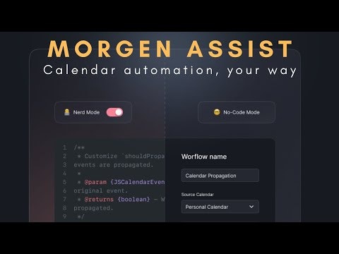 startuptile Morgen Assist-Your workflows automated your way