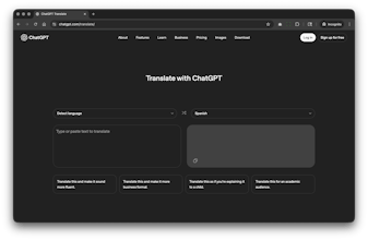 ChatGPT Translate gallery image