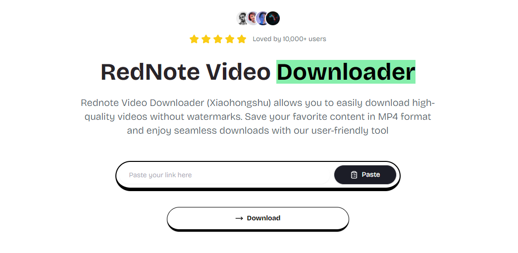 Media Trình tải xuống video Rednote - Tải xuống video Rednote mà không có hình mờ 1